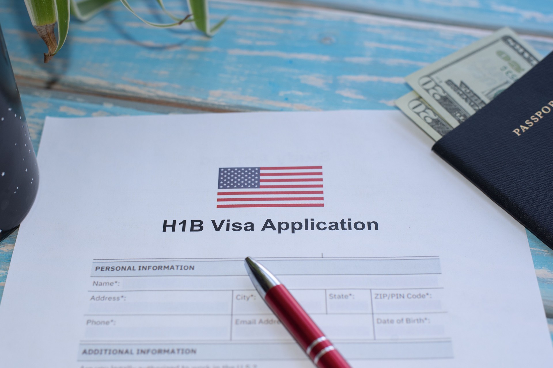 United States of America H1B visa application